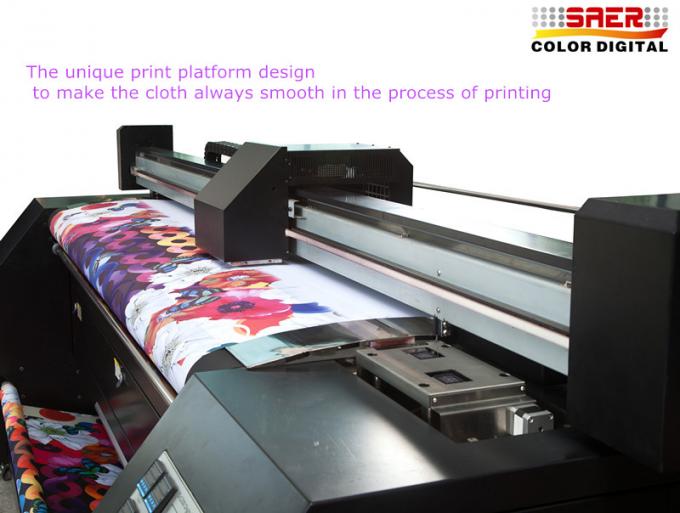 Il colore completo dirige verso la stampatrice di Digital del tessuto del tessuto con la testa di Epson Dx7 0