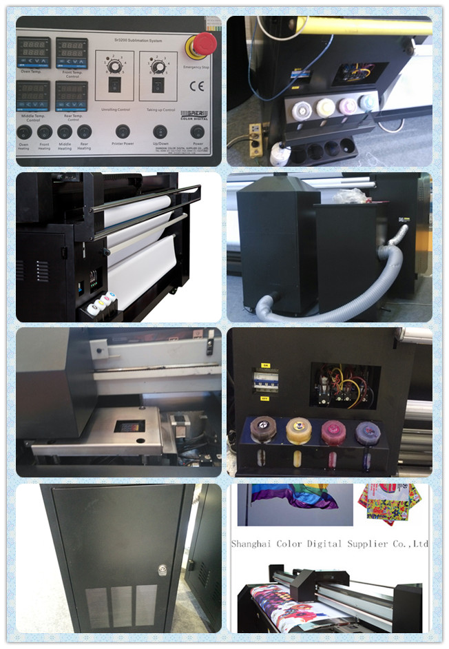 220v - stampatrice del tessuto delle apparecchiature di stampa/getto di inchiostro del tessuto di 240v Digital 0