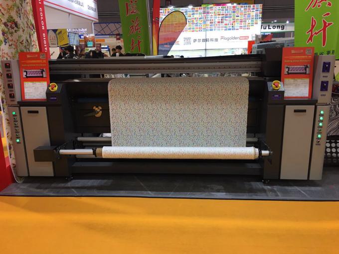Stampatrice della bandiera del tessuto di Digital di pop-up con l'inchiostro di sublimazione della tintura 1