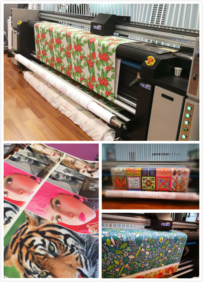 Stampatore automatico Banner Printer di Digtal della stampatrice della bandiera del tracciatore del tessuto direttamente 1
