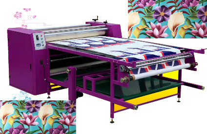 Alta efficienza di Digital di stampaggio di tessuti delle stampanti automatiche della macchina 1000mm Calander 0