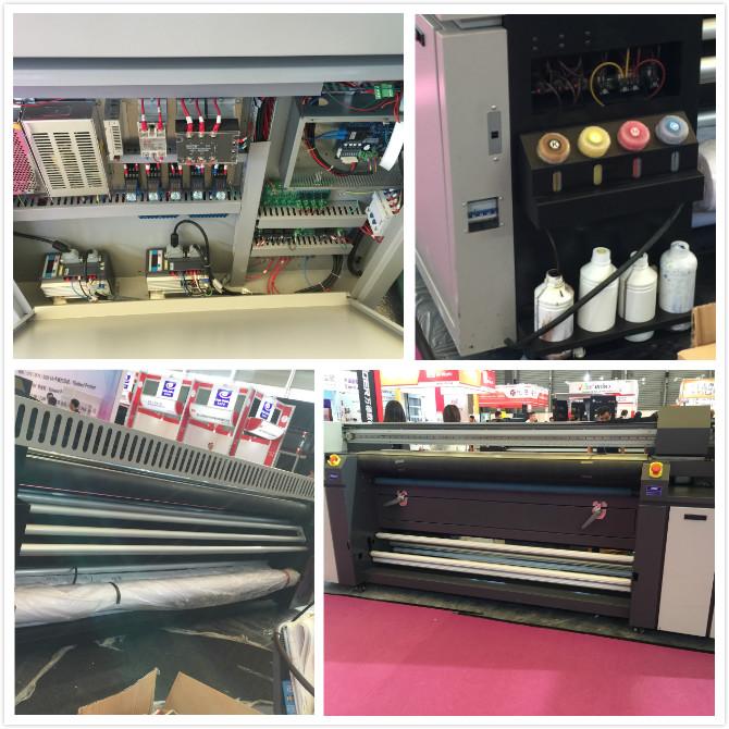 Sistema di stampa tessile a grande formato SAER ad alta risoluzione / stampante di bandiera 1