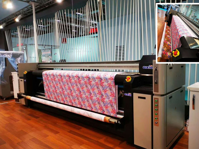 Pigmenti la macchina di stampaggio di tessuti del poliestere dell'inchiostro 3.2m 0