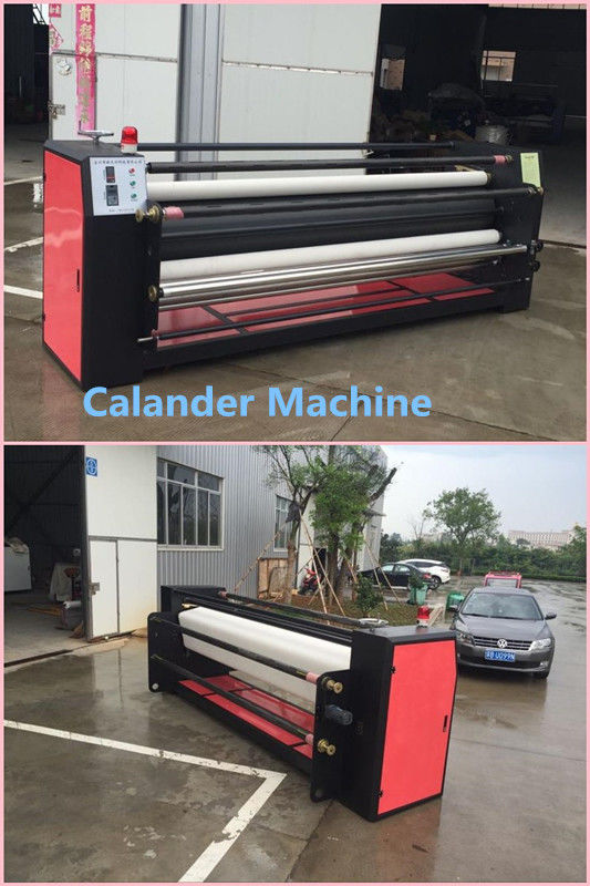 Larghezza Calander rotatorio di stile 1m del rullo della macchina del trasferimento di calore di stampa di sublimazione 2