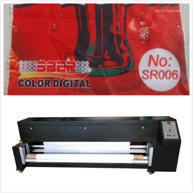 Colore su ordine di fissazione della macchina di sublimazione della tintura delle bandiere SR1800 1