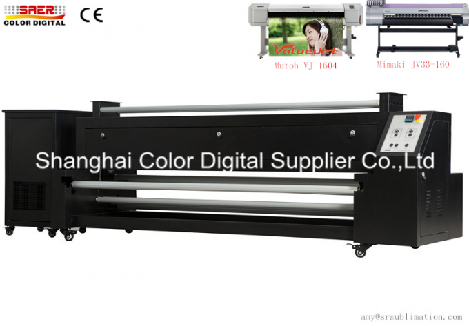 Larghezze di lavoro dell'essiccatore 180cm di sublimazione di fissazione di colore velocità della stampa di 100m - di 20/ora 0