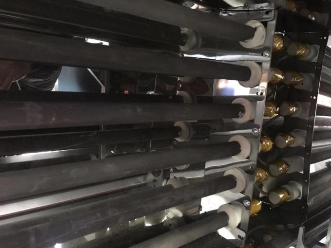 La stampatrice doppia della bandiera di colore di CMYK/dirige verso la stampatrice del tessuto con tre Epson 4720 teste di stampa 4