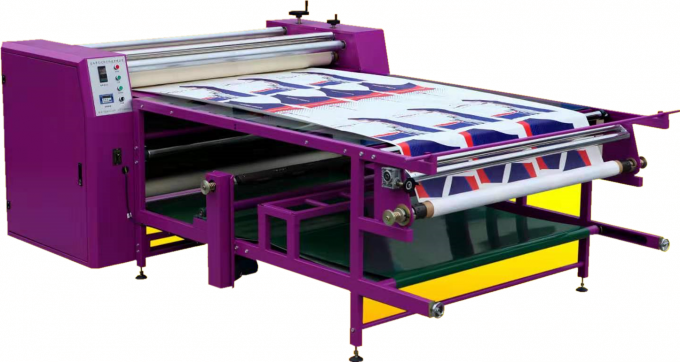macchina rotatoria del calendario del tessuto della stampa di calore di 1600mm 3