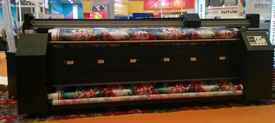 stampatrice di sublimazione del tessuto dello specchio di 3.2M per la bandiera che rende dell'interno & all'aperto