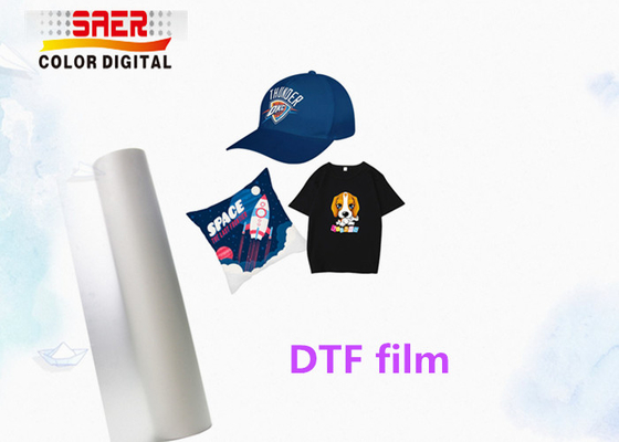 film trasparente dell'ANIMALE DOMESTICO di 0.075mm DTF per la stampante a getto di inchiostro di Digital
