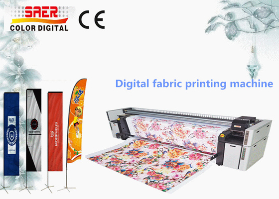Macchina per la stampa a sublimazione tessile CMYK multicolore / stampante di tessuti da tenda
