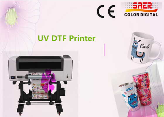 Stampa DTF UV a pellicola AB completa, stampante di vernice a piatto A3 UV automatica