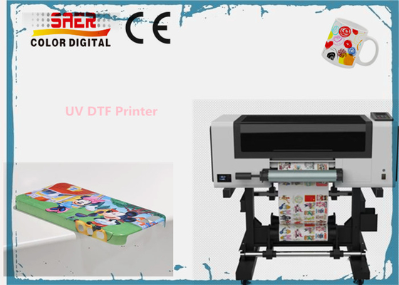 Stampante DTF UV da 30 cm con laminatore 2 in 1 Stampante DTF UV a cristallo