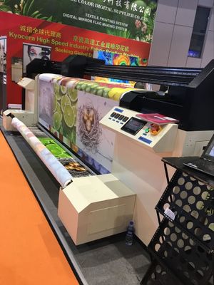 600 - 1800 macchina di stampaggio di tessuti di Dpi, stampante industriale doppia del tessuto di Cmyk
