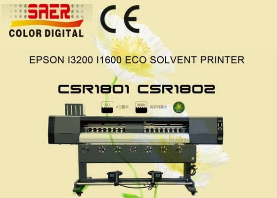 Macchina per la stampa con solvente ecologico Tarpaulin / Flex Banner / Vinyl Printing Machine High Speed Inkjet Printer