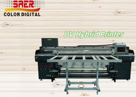 Stampanti UV ibride professionali da rullo a rullo e stampante UV a piano
