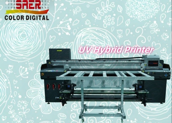 Fabbrica di fornitura diretta Alta velocità UV Flatbed e Roll to Roll Hybrid Printer