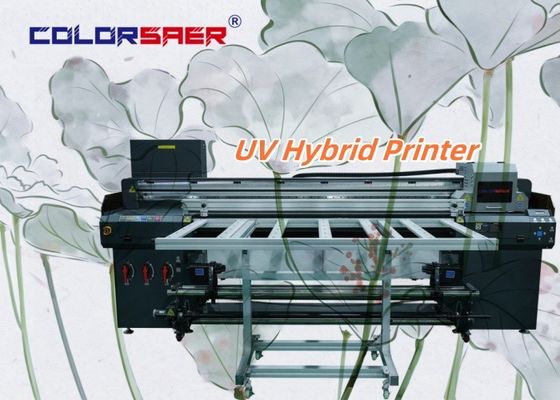 6 piedi di piattaforma e roll to roll stampante ibrida UV poster banner adesivo film di soffitto plotter di grande formato