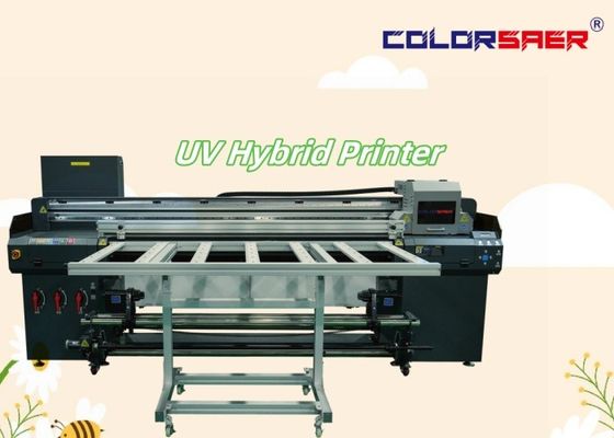 6 piedi Digital UV Plotter Flatbed & Roll To Roll UV Hybrid con software Maintop o ONYX