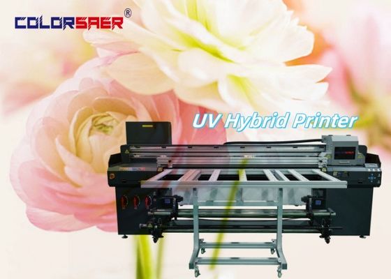 6ft New Technology UV Plotter Roll to Roll & Flatbed UV Hybrid Printer Color+white+color+varnish