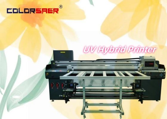 Fabbrica di forniture di stampanti ibride UV a rotoli e piattaforma UV per la stampa di pelli di vetro in legno di vinile