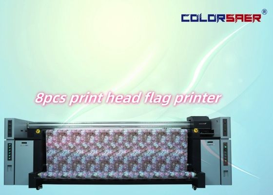 Stampa digitale a striscia di bandiera di grado automatico CMYK a getto d'inchiostro di sublimazione