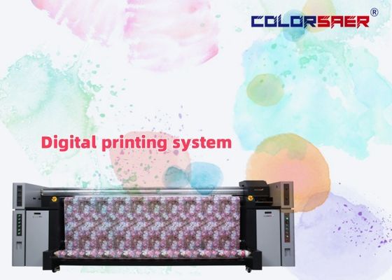 Sistema di stampa tessile all-in-one ad alta velocità con 8 testine di stampa i3200 digitali per tessuti