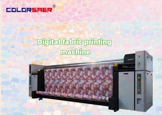 SAER 3,2 m Stampa digitale di tessuti con 8 teste Epson CMYK