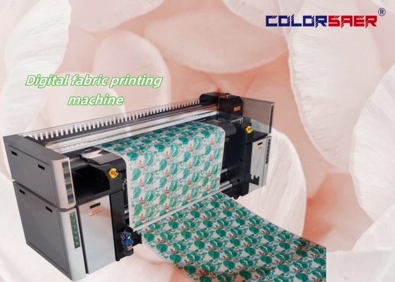 SISTEMA DI STAMPA TESSILE POLIESTERE E COTONE ROLL TO ROLL GRANDE FORMATO COLOR SAER Fabric Plotter