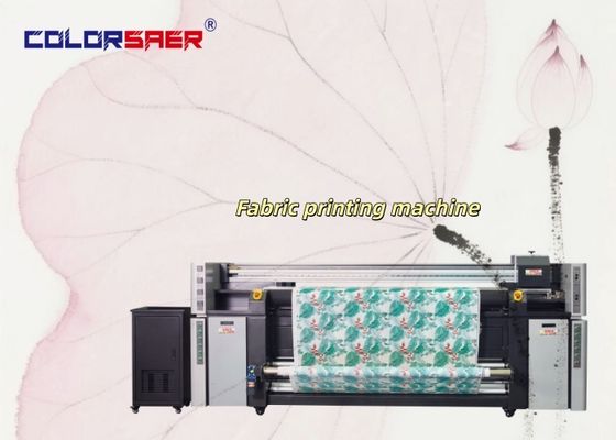 Macchina per stampanti digitali a sublimazione a grande formato da 2 m con testa di stampa I3200 su tessuti di poliestere e cotone