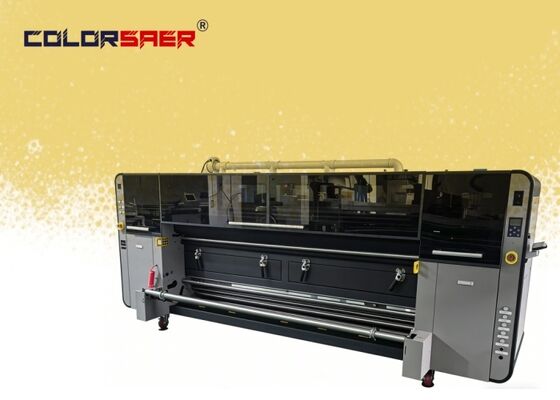SAER KJ4B-QL Stampa a sublimazione della testa di stampa con stampa roll-to-roll e larghezza 3200 mm per la stampa tessile e della bandiera