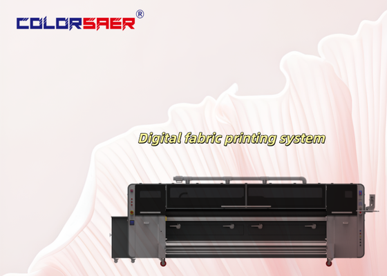 SAER High-End Large Format 3200mm Digital Textile Printing System Fabric Plotter 4 colori o 8 colori