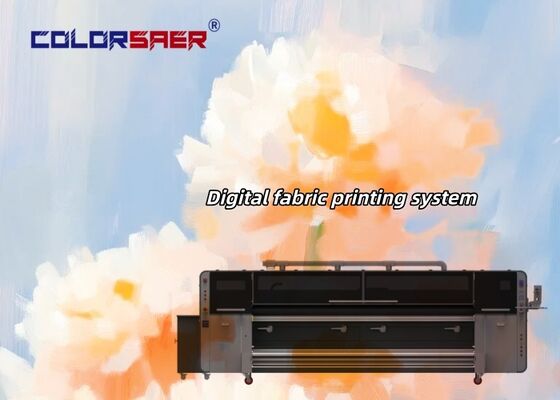 Prezzo di fabbrica sistema di stampa digitale di tessuti premium roll to roll o direct out plotter tessile con CMYK & CYMKGRBK