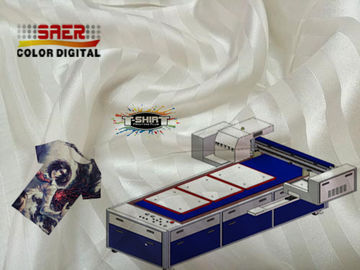 Stampatrice a base piatta multifunzionale della maglietta automatica con l'inchiostro del pigmento