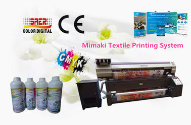 Stampante a 64 pollici del tessuto di Digital Mimaki con sublimazione/inchiostro del pigmento