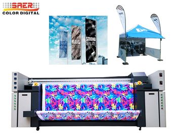 Stampante a getto di inchiostro continua della bandiera doppia piezo-elettrica di CMYK 6500W