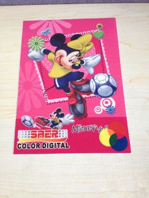 Il filo di ordito ha tricottato il tessuto stampato digitale per l'insegna della spiaggia dell'ombrello