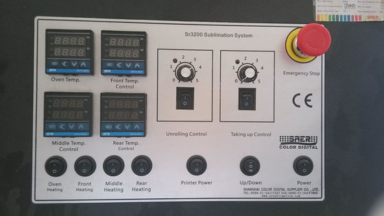 Macchina di stampaggio di tessuti di Digital di sublimazione di ampio formato per la bandiera di lacrima del terreno duro