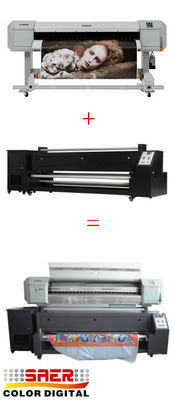 Direttamente rotolo per rotolare all'aperto dell'interno capo di Epson DX5 della stampante di sublimazione di Mutoh