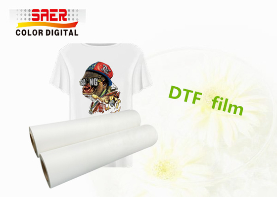 rotolo di film di trasferimento dell'ANIMALE DOMESTICO DTF di larghezza di 60cm da rotolare per i tessuti