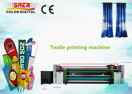 Stampante digitale a sublimazione da 2100 mm per tessuto di cotone bandiera