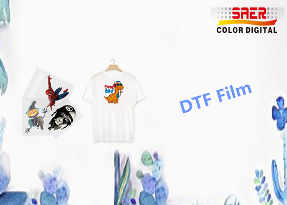Direttamente trasparente per filmare i rotoli di film stampabile di DTF 0,6 x 100m per i tessuti