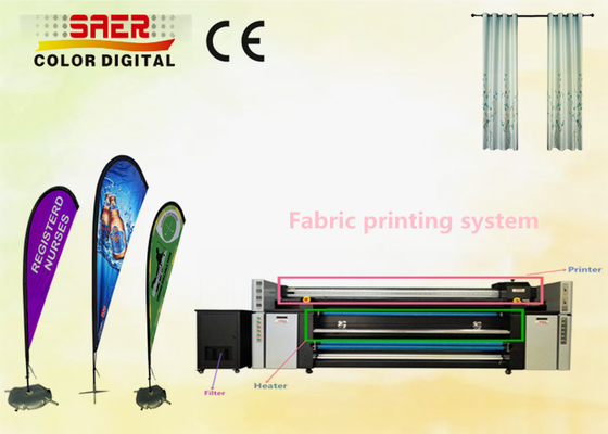 3 pezzi di Epson della testa dell'inchiostro del pigmento direttamente inbandierano la soluzione di trattamento in-linea della stampatrice