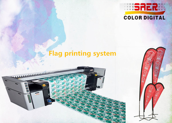 Macchina di stampa digitale tessile a grande formato con doppio formato CMYK