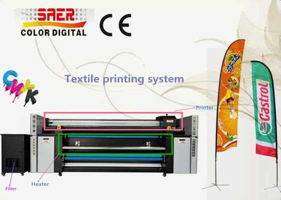 3.2m Multicolor Sublimation Fabric Printing Machine con un prezzo ragionevole