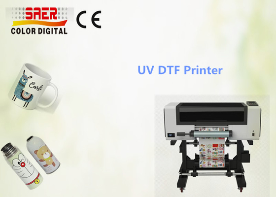 Stampante DTF UV a rotoli con pellicola PET A B per la realizzazione del logo Stampante DTF UV per l'imballaggio