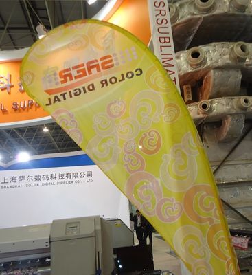 Larghezza personale del tessuto 1.4m 1.6m 1.8m dell'insegna spiaggia/dell'indumento