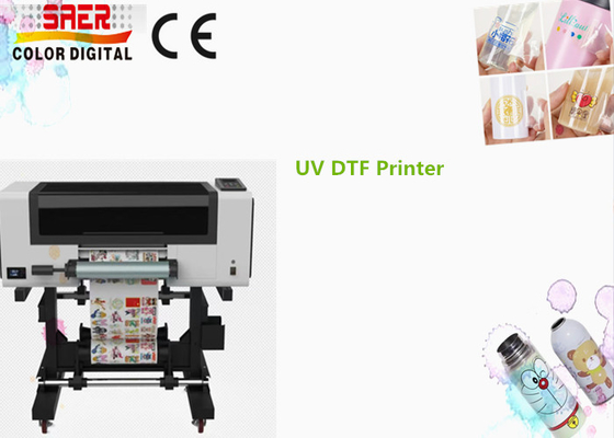 Stampa DTF UV tutto in una macchina per la stampa UV a pellicola di trasferimento con testa da 3 pezzi
