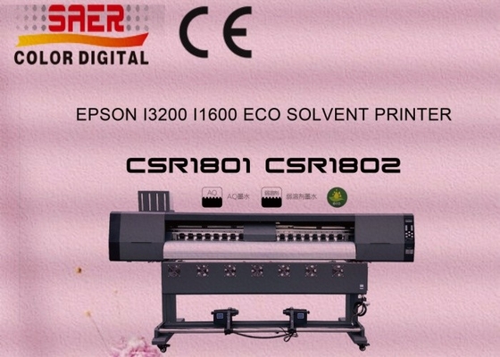 SAER Eco Solvent Printer 1.8m Alta risoluzione Print Head Eco Solvent Plotter