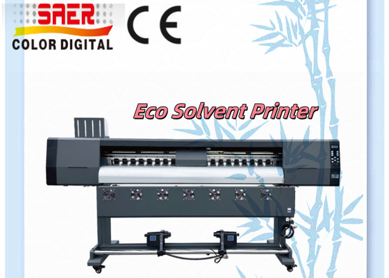 Macchina per la stampa con solvente ecologico Tarpaulin / Flex Banner / Vinyl Printing Machine High Speed Inkjet Printer